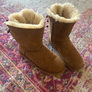 Cozy Brown Shearling Boots